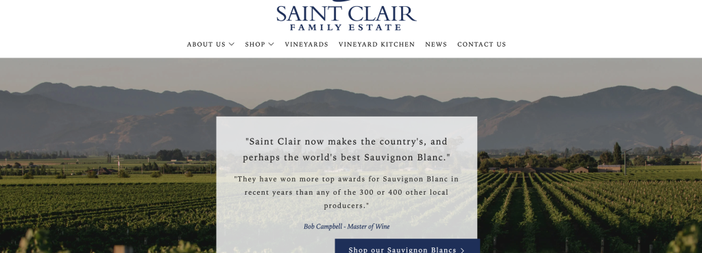 Saint Clair vineyard - Malborough and Hawkes Bay